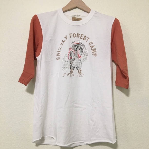 ❌SOLD❌ Future State Grizzly Bear Baseball Tee - Picture 5 of 8